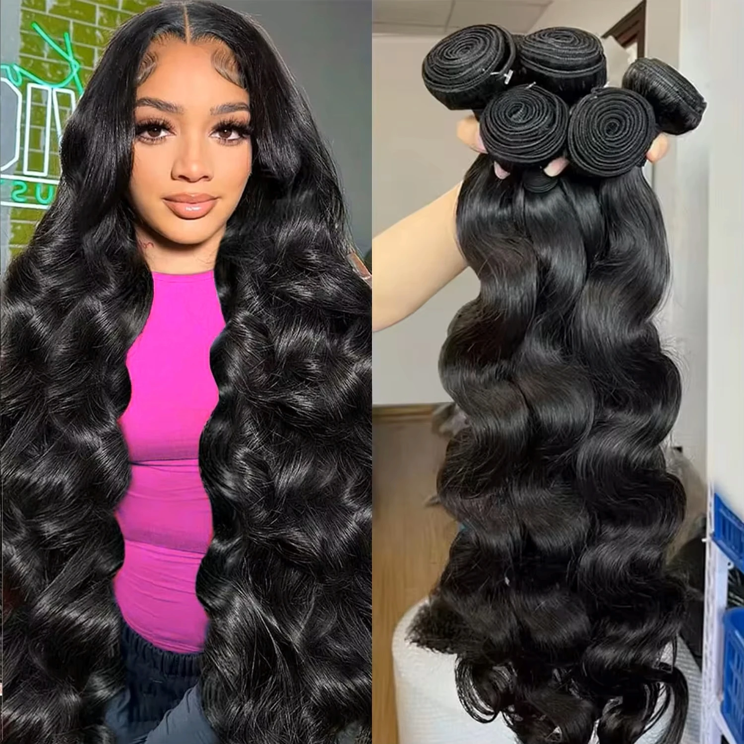 Brazilian Hair Raw Virgin Body Wave Hair Bundles 100% Human Hair Weave Bundles Fedex Shipping
