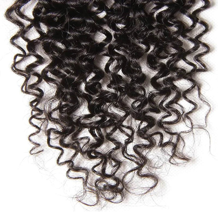 Ruilong Hair Kinky Curly 4x4 Transparent Lace Closure With Baby Hair Virgin Human Hair