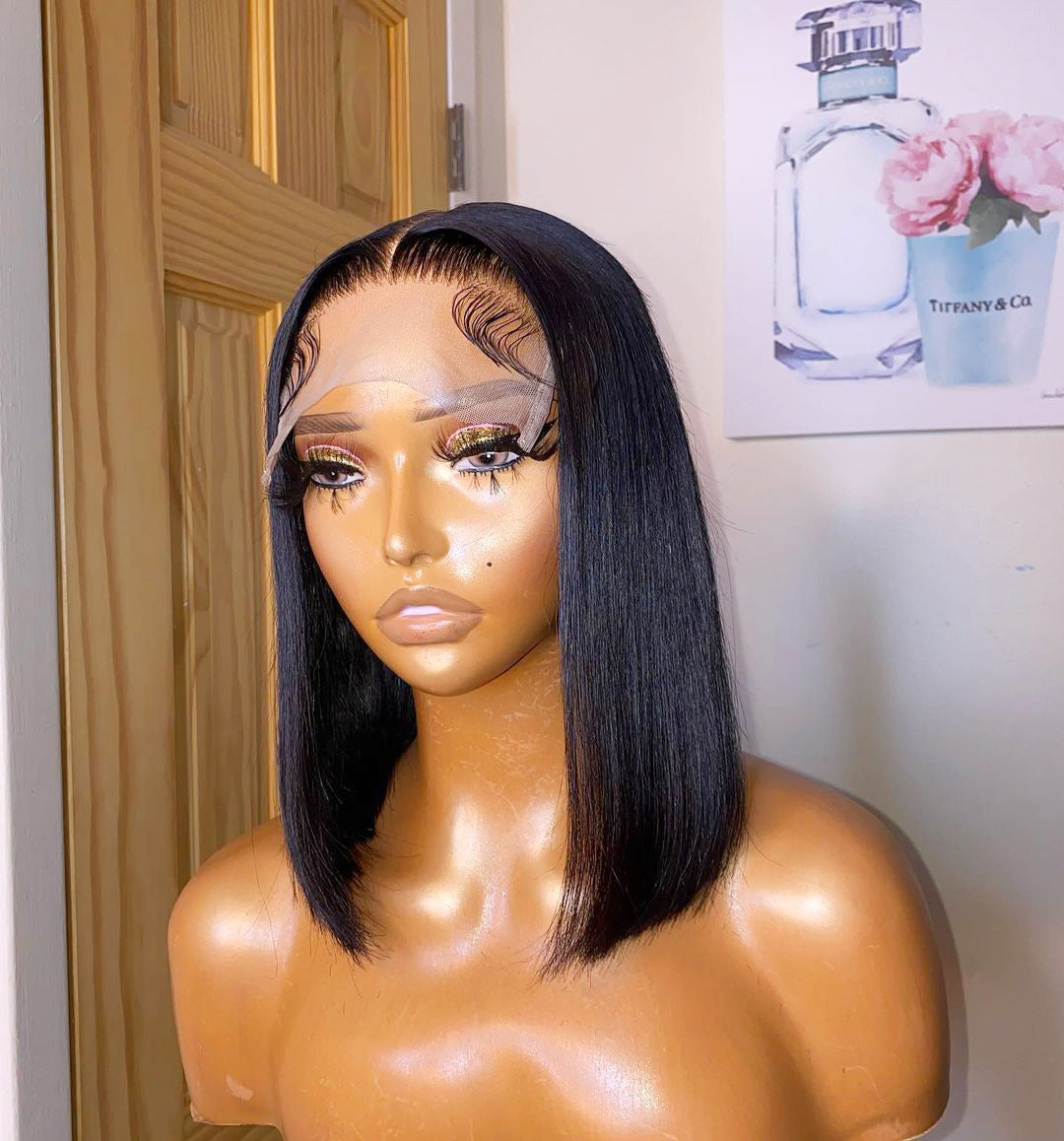 Ruilong Hair Straight 6x6 HD Transparent Lace Closure Wig Brazilian Human Hair 30 32 Inch For Women